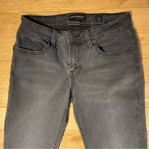 Lucky Brand Lolita Low Rise Skinny Ankle Jeans size 4/27 in black - Picture 5 of 16